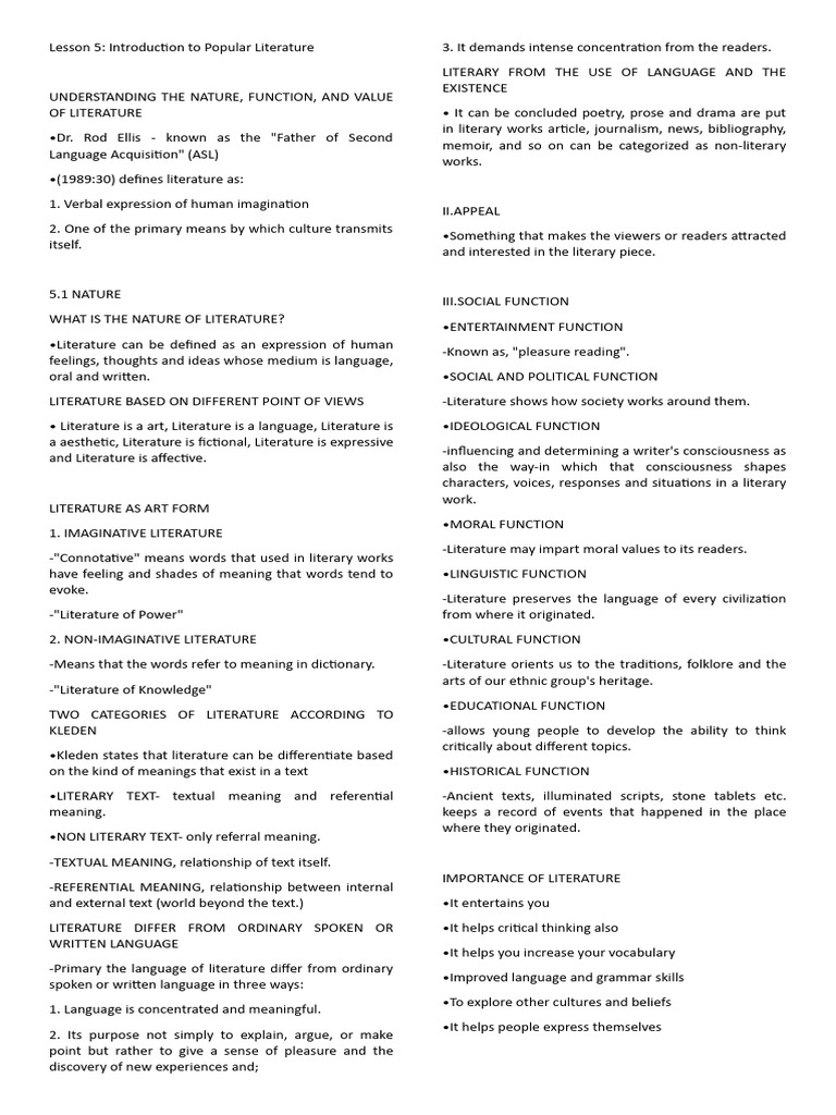 Lesson 5 CPL | PDF | Detective Fiction | Romance Novels