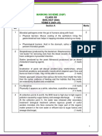 CBSE Class 12 Biology Marking Scheme Term 2 For 2021 22