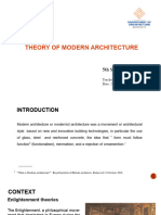 Lecture 1 Theory of Modern Architecture
