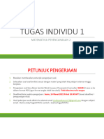 Tugas Individu 1 MTKP22