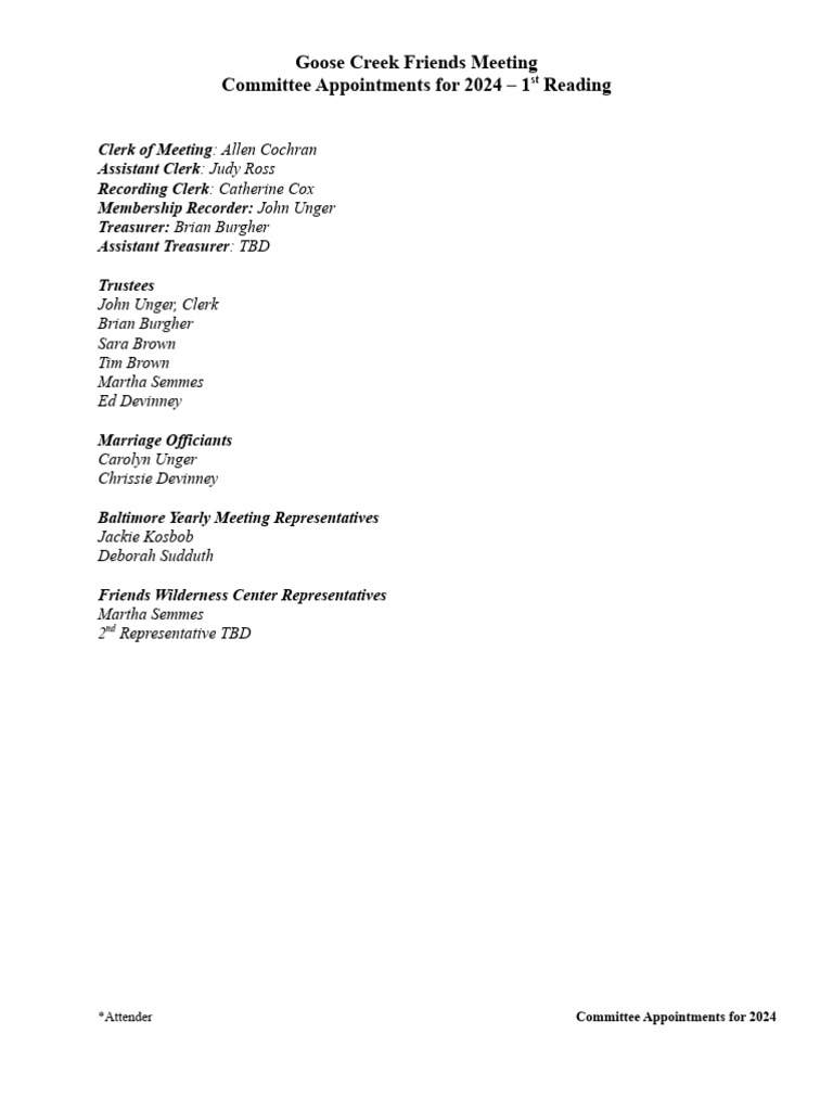 2024 Committee List1st ReadingDec 2023w Edits PDF