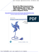 Solution Manual For Macroeconomics Principles Applications and Tools 10th Edition Arthur Osullivan Steven Sheffrin Stephen Perez