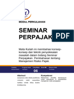 M-6 Manajemn Risiko-Seminar Pajak