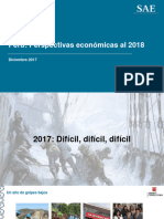 Perspectivas Económicas 2018. Apoyo Consultoría