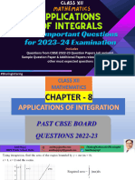 Class XII APPLICATIONS of INTEGRALS Most Important Questions For 2023-24 Examination (Dr. Amit Bajaj)