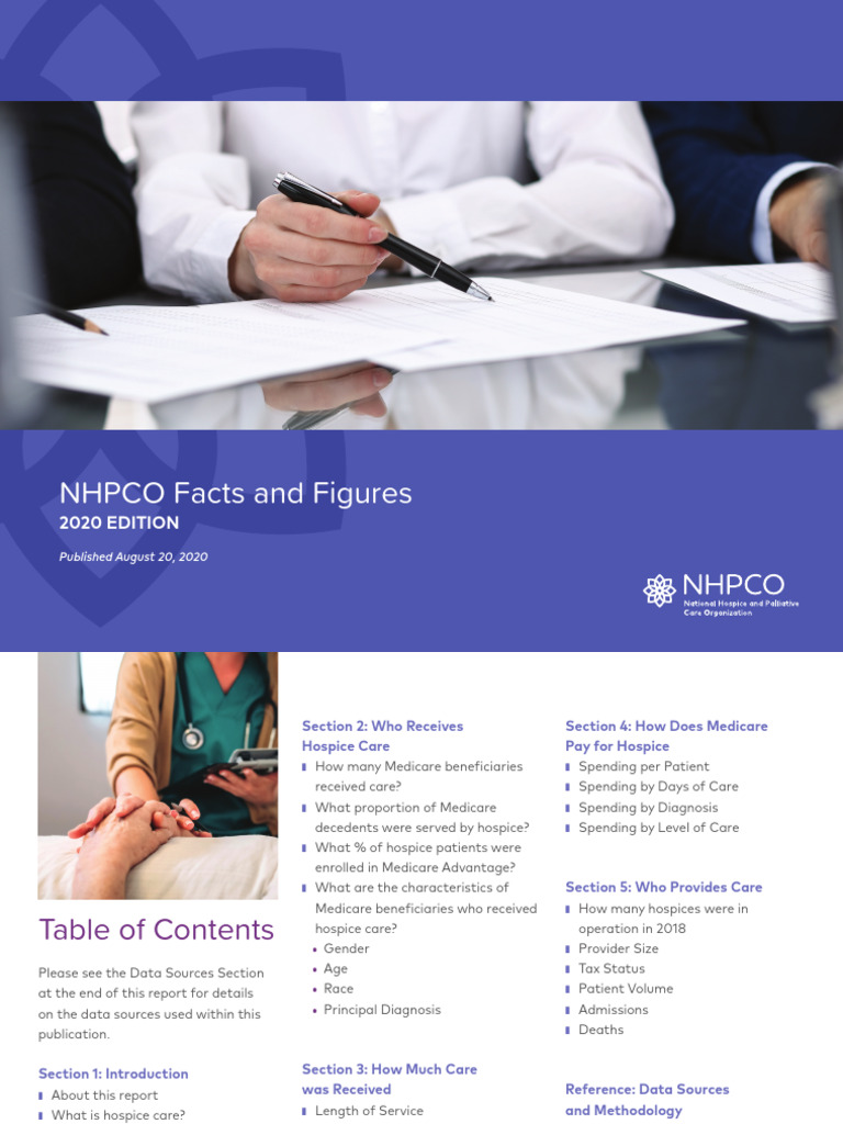 NHPCO Facts Figures 2020 Edition PDF Palliative Care Medicare