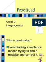 Let's Proofread: Grade 3 Language Arts