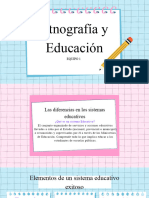 Etnografia y Educacion