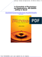 Download Test Bank for Essentials of Psychology Concepts and Applications 4th Edition Jeffrey s Nevid