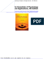 Test Bank For Essentials of Psychology Concepts and Applications 4th Edition