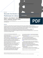 Oral Mucositis Due To High Dose Chemotherapy and Head and Neck Radiation Therapy