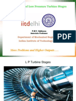 Performance of Low Pressure Turbine Stages: More Problems and Higher Outputs .