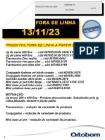 Info 144-23 Info Produtos Fora de Linha