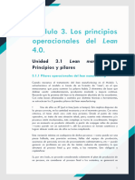 Módulo 1.3. Los Principios Operacionales Del Lean 4.0