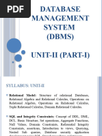 DBMS Unit-2(i)