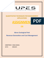 Quantitative Techniques For Management Applications