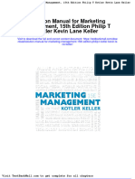 Download Solution Manual for Marketing Management 15th Edition Philip t Kotler Kevin Lane Keller