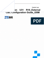 NetNumen U31 R18 - External CBC Configuration Guide - GSM - R1.1