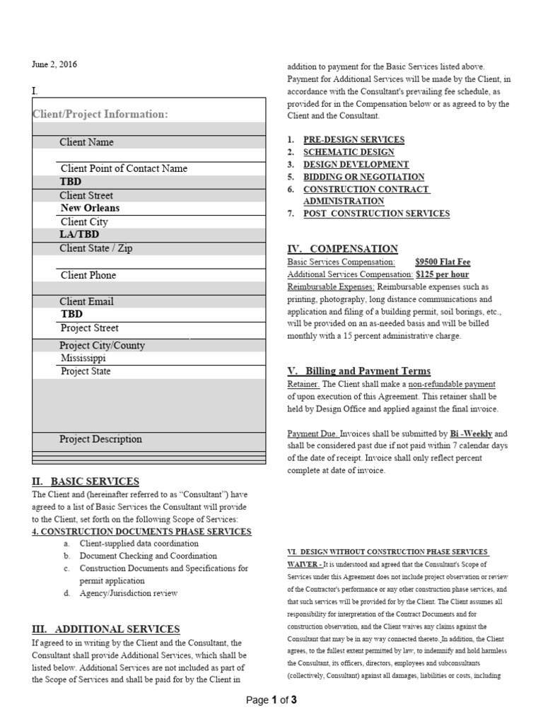 S000 proposal 01 elevations small projects pdf indemnity