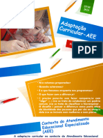 Adaptação Curricular - AEE