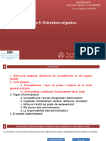 Tema 5. Estructura Orgànica 2023 - 2024 VLC 5.1 I 5.2