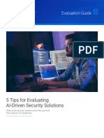 Content - Dam - Blackberry Com - Asset - Enterprise - PDF - Evalguide 5 Tips For Evaluating Ai Driven Security Solutions