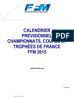 Calendrier FFM 2015+