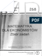 Mat - Oka M. - Matematyka Dla Ekonomistów Zbiór Zadań