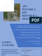 Apa Potabila Din Republica Moldova