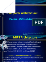 CA Slides#4 Pipeline MIPS Arch