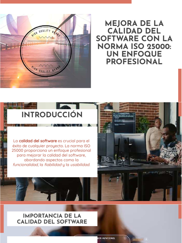 Mejora de Software con ISO 25000 | PDF | Software | Calidad (comercial)