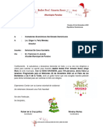 Carta de Aporte Batton Ballet