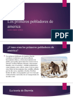 Los Primeros Pobladores de America