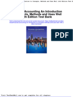 Financial Accounting An Introduction To Concepts Methods and Uses Weil 14th Edition Test Bank