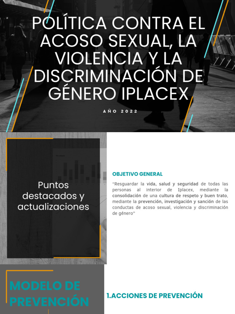 Política contra Acoso y Violencia de Género | PDF | Acoso sexual ...