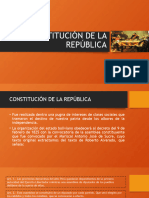 Constitución de La República