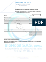 Biomood Sas - Documento Soporte