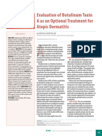 2) Evaluation of Botulinum Toxin in AD