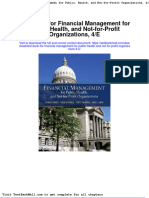 Download Test Bank for Financial Management for Public Health and Not for Profit Organizations 4 e