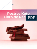 Postres Keto - Libro de Recetas