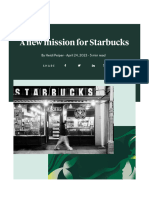 A New Mission For Starbucks