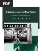 A New Mission For Starbucks