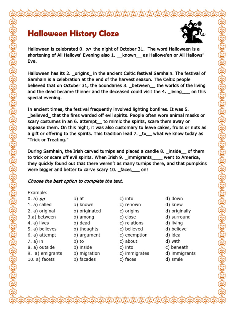 Halloween History and Traditions | PDF