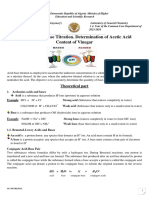 Lab Manual NÂ3 2023 Acid Base Titration