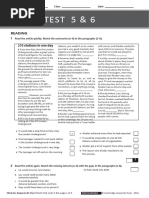 Think For Bulgaria B1 Part 2 Skills Test Units 5-6