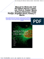 Solution Manual For Molecular Cell Biology 8th Edition Harvey Lodish Arnold Berk Chris A Kaiser Monty Krieger Anthony Bretscher Hidde Ploegh Angelika Amon Kelsey C Martin
