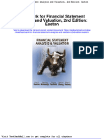 Test Bank For Financial Statement Analysis and Valuation 2nd Edition Easton
