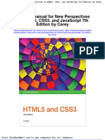 Solution Manual For New Perspectives On Html5 Css3 and Javascript 7th Edition by Carey