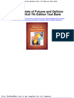 Fundamentals of Futures and Options Markets Hull 7th Edition Test Bank
