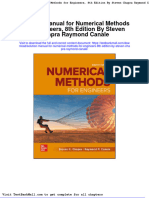 Solution Manual For Numerical Methods For Engineers 8th Edition by Steven Chapra Raymond Canale